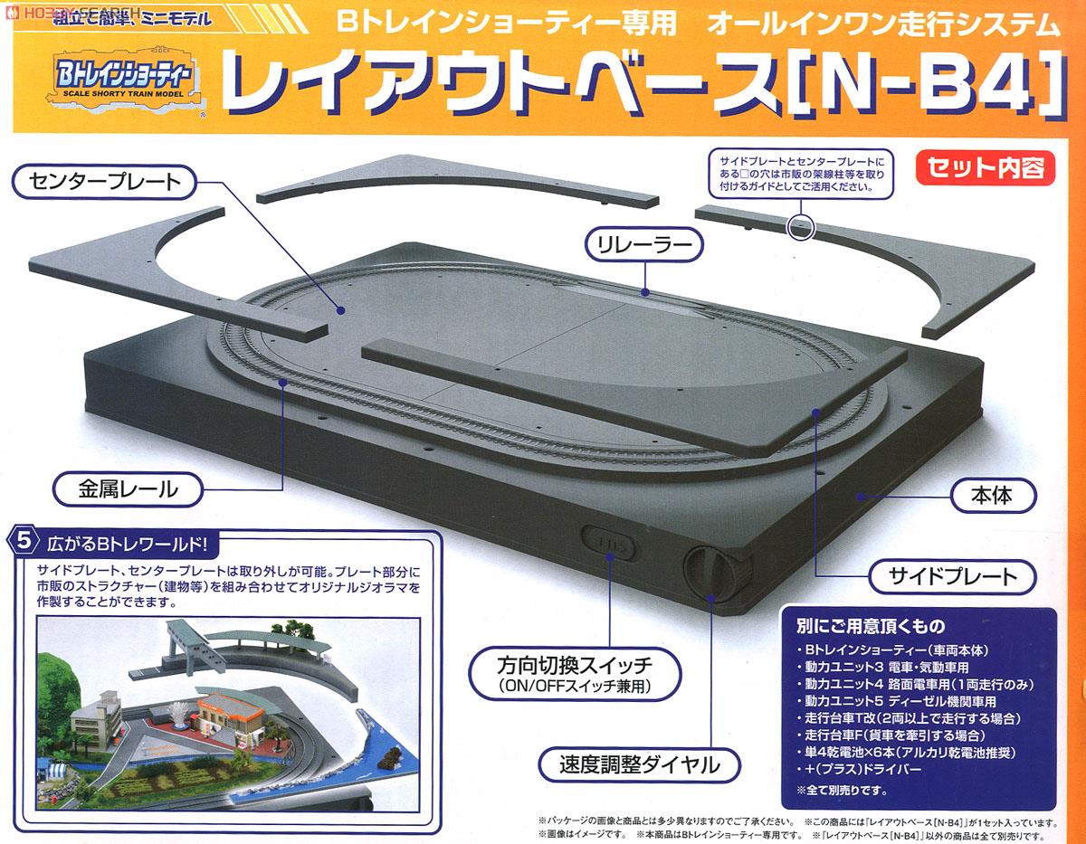 Bトレインショーティー専用 オールインワン走行システム レイアウト