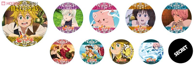 七つの大罪 トレーディング ホロ☆グラ缶バッジ 10個セット