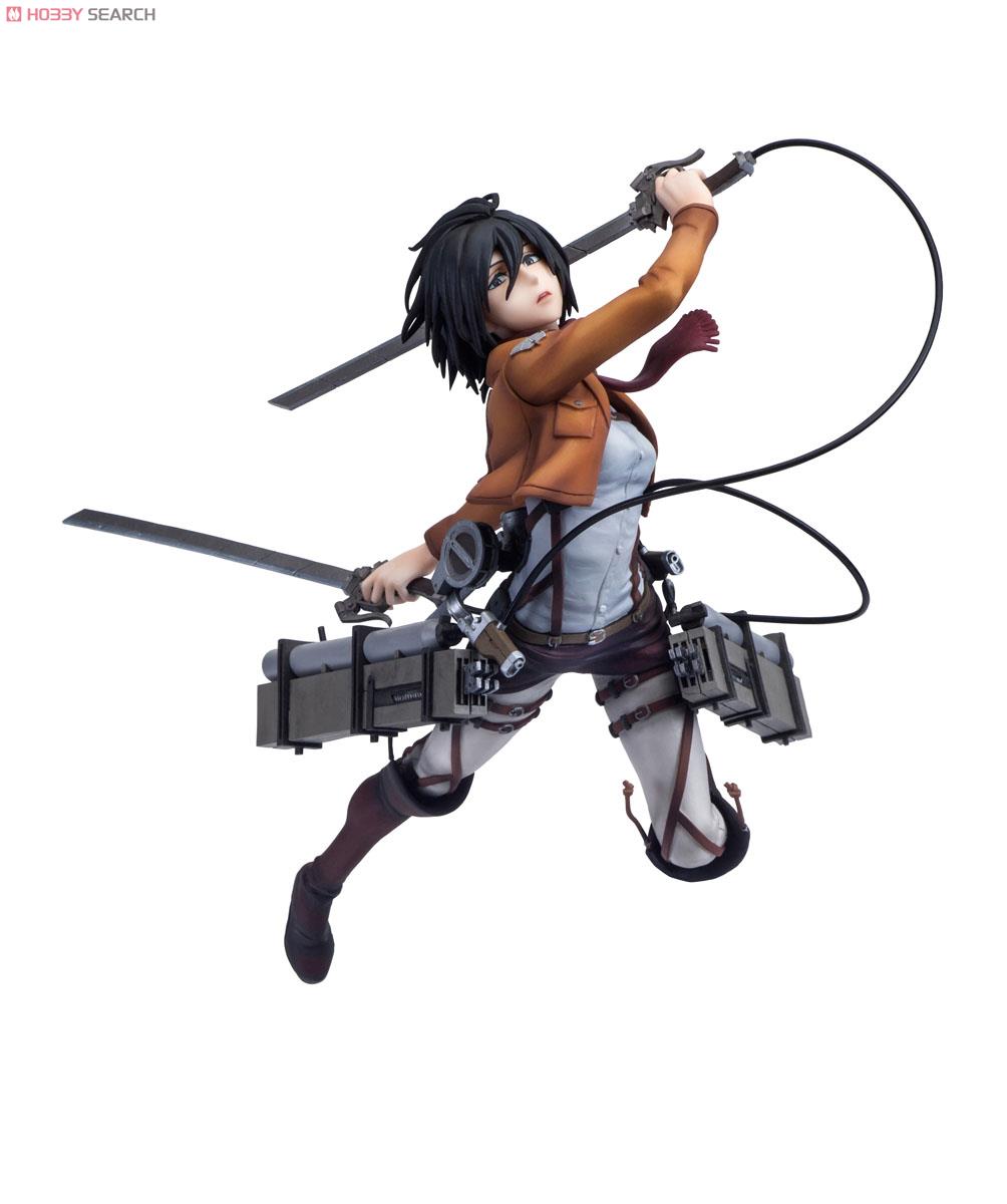 Hdge technical statue No.5 進撃の巨人 ミカサ 訓練兵団Ver