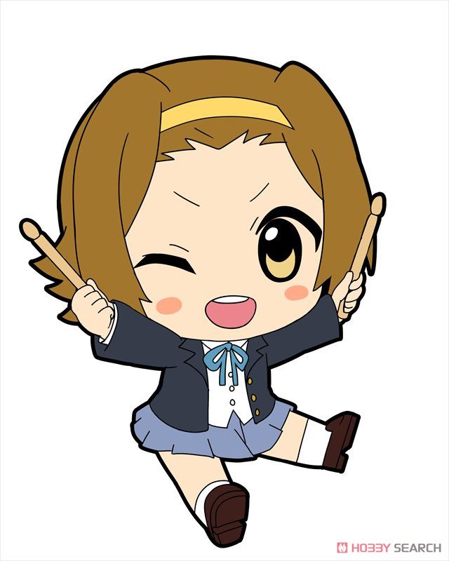 けいおん！ ぺたん娘トレーディングラバーストラップ 8個セット