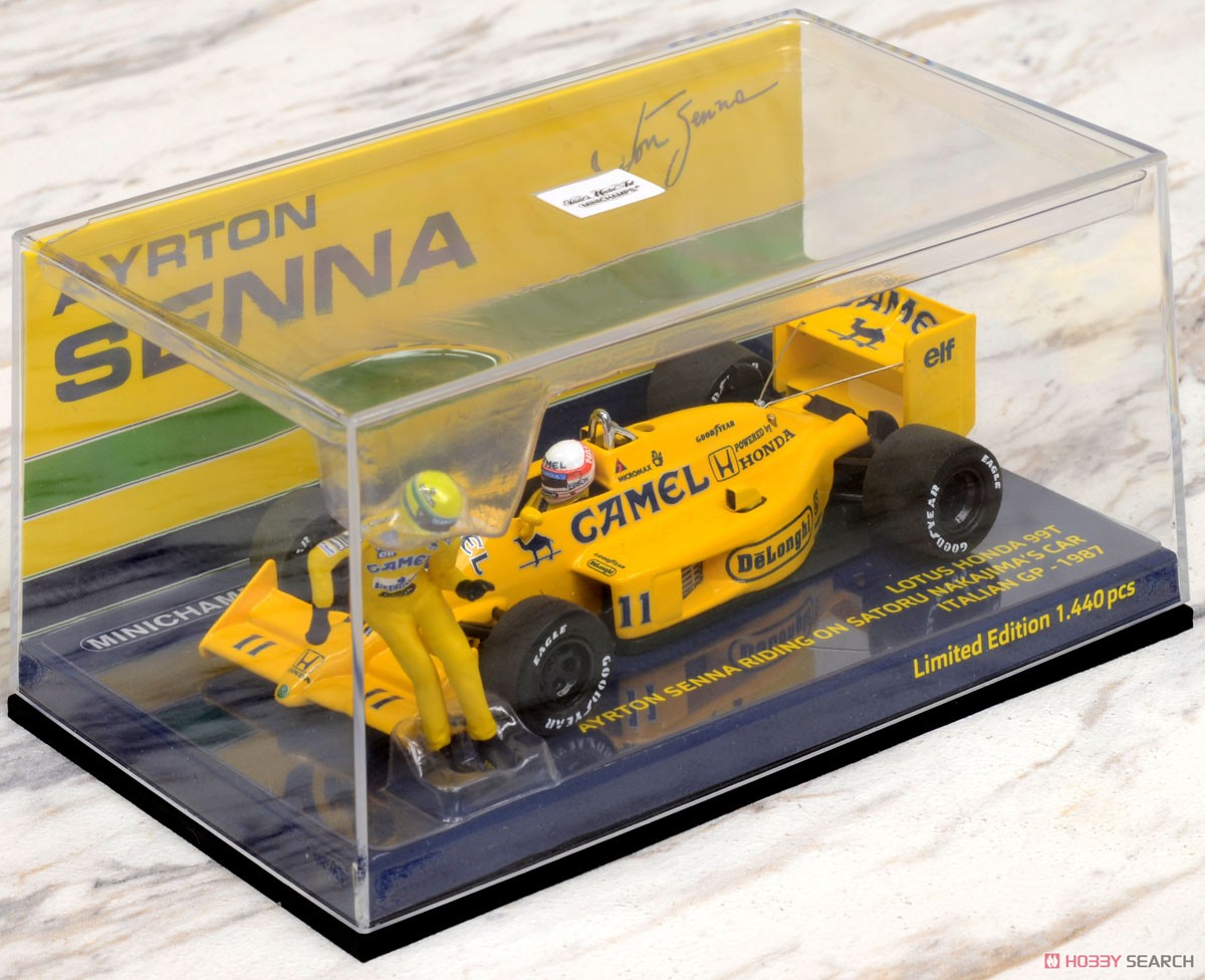 激レア1/18LOTUS HONDA99T中嶋悟ライドオンアイルトンセナ 激レア1