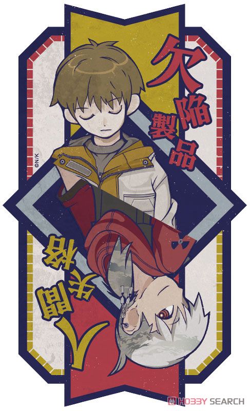 西尾維新大辞展 トラベルステッカー 戯言シリーズ 8 戯言遣い＆零崎人