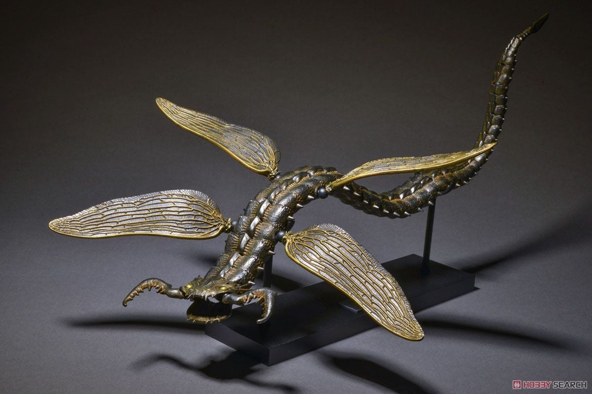 タケヤ式自在置物 蛇螻蛄ヘビケラ 着彩 可動フィギュア 風の谷のナウシカ