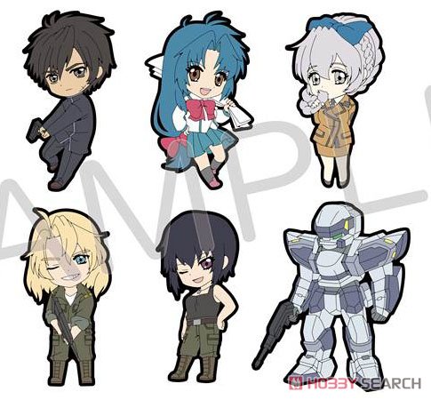 フルメタル・パニック！ Invisible Victory ラバーストラップ (6個