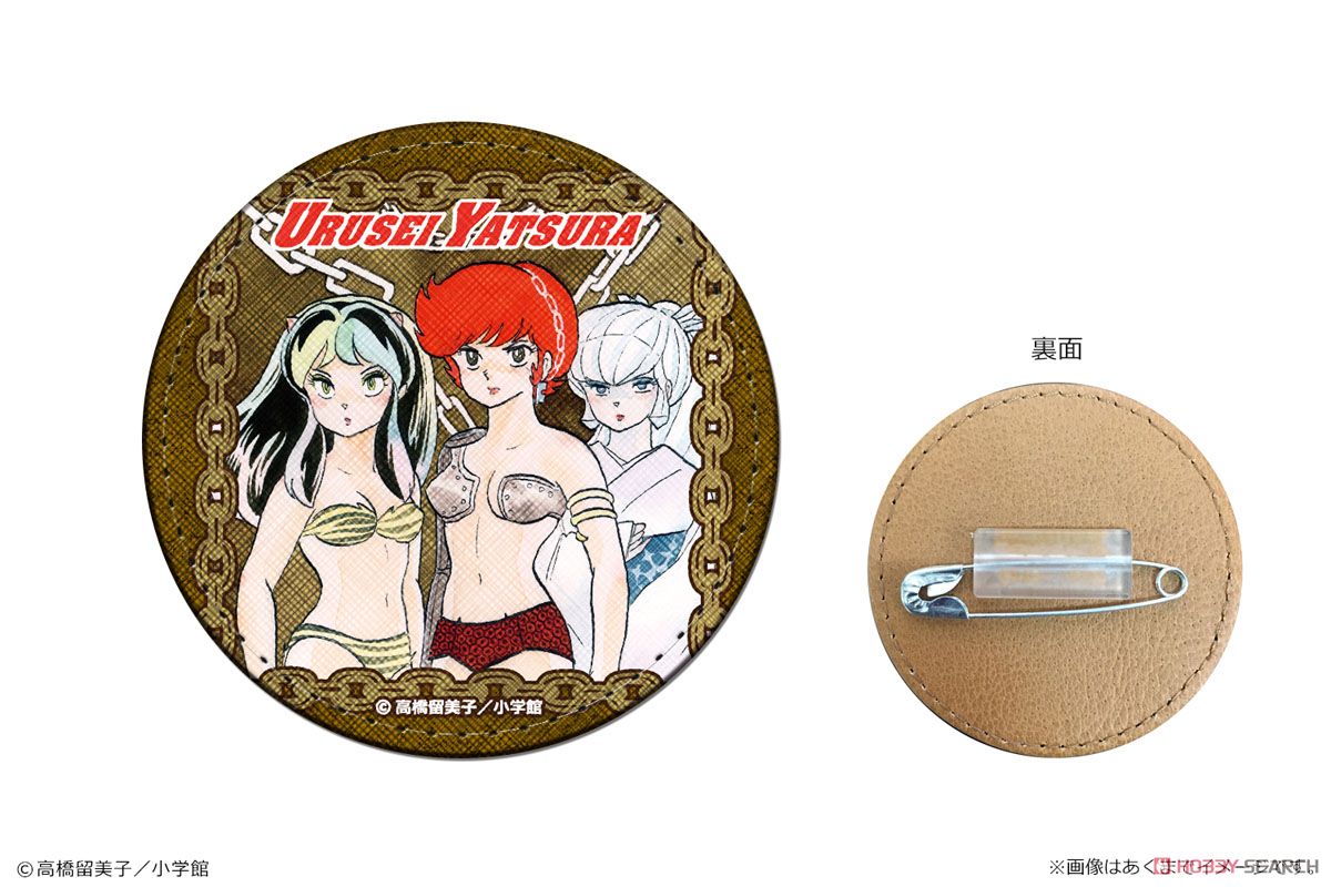 うる星やつら」 合皮バッジ 04 ラム・弁天・おユキ (キャラクター