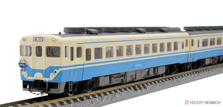 限定品】 JR キハ58系 ディーゼルカー (うわじま・JR四国色) セット (3