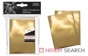 ウルトラプロ社通常カード用デッキプロテクター：ビンテージゴールド
