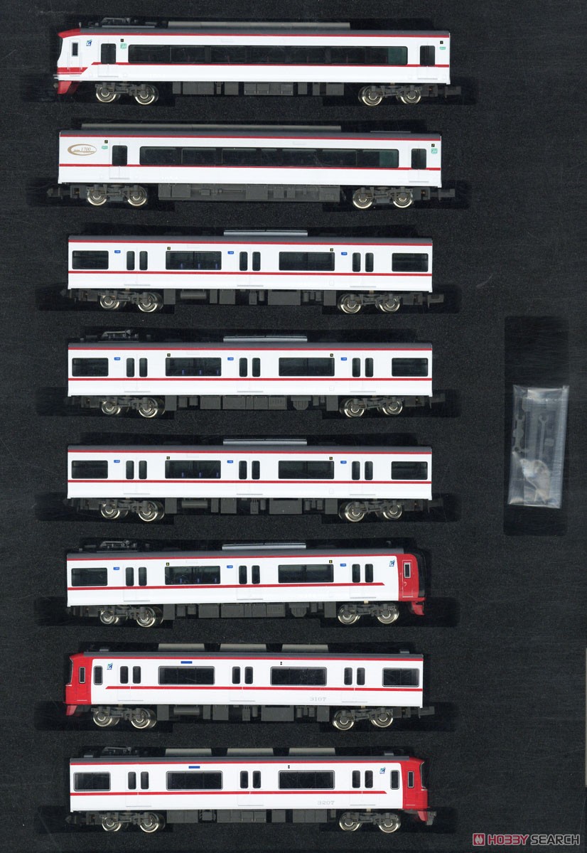 名鉄 1700系 (新塗装) ＋3100系 (1次車・新塗装) 8輛編成セット (動力
