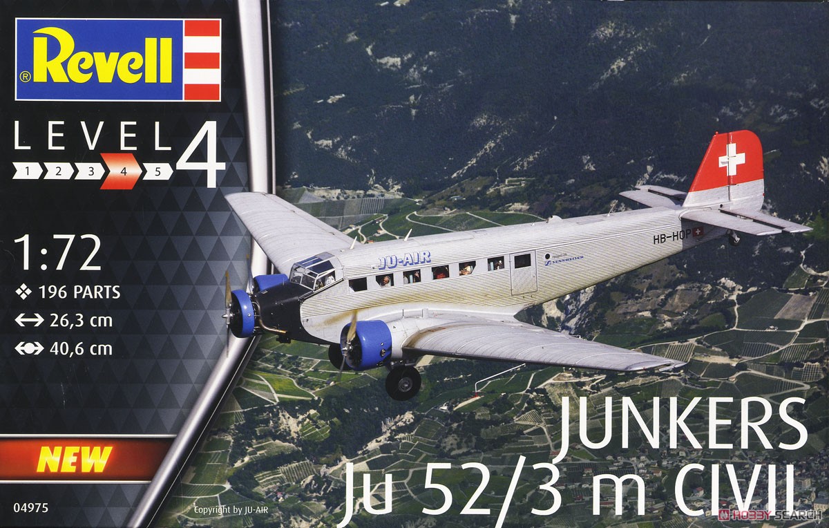 ユンカース Ju52/3m 民間機 (プラモデル) - ホビーサーチ ミリタリープラモ