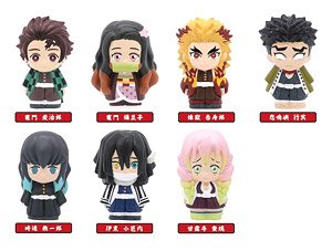 鬼滅の刃 まるかくカンバッジ 3 (12個セット) (キャラクターグッズ