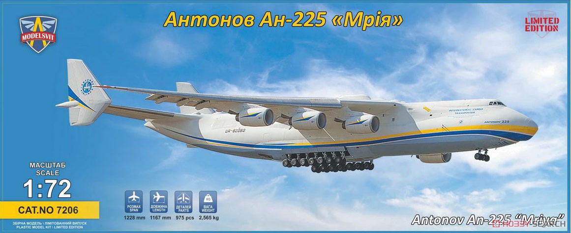 アントノフ An-225 「ムリーヤ」 (プラモデル) - ホビーサーチ