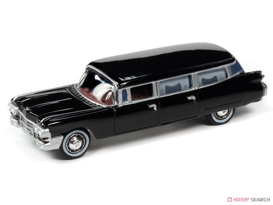 1959 キャデラック ハース (霊柩車) (ブラック) (ミニカー) - ホビー