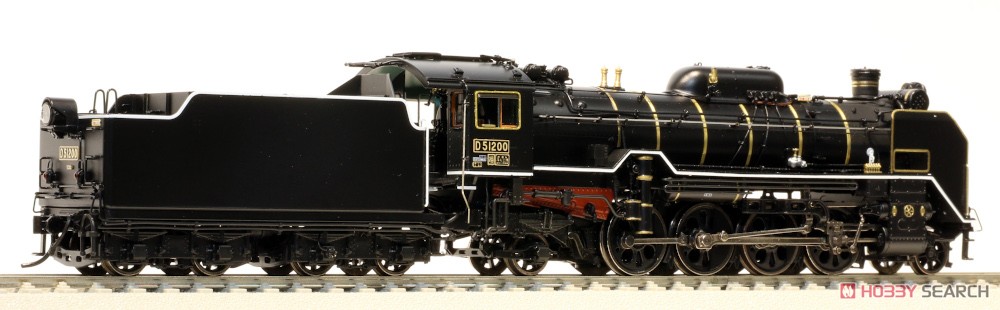 16番(HO) D51形蒸気機関車 200号機 JR西日本仕様 (真鍮製車体×カンタム