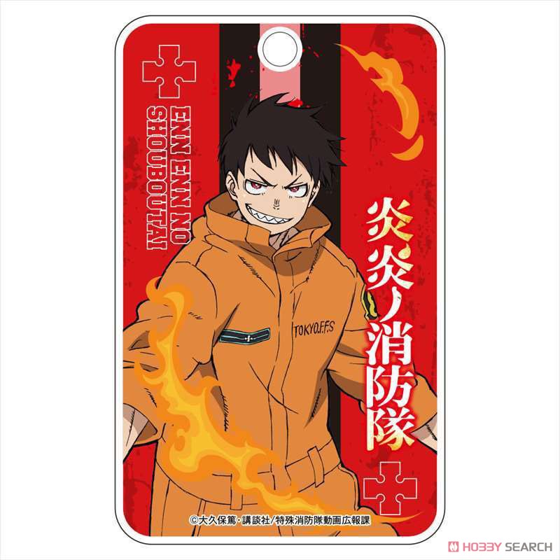 炎炎ノ消防隊 ABSパスケース シンラ (キャラクターグッズ) - ホビー