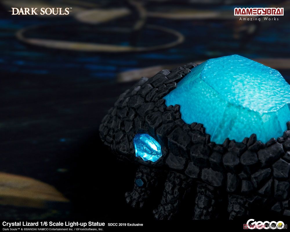 DARK SOULS ダークソウル/ 石守 結晶トカゲ 1/6スケール ライトアップ