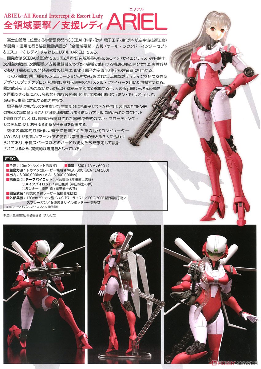 MODEROID エリアル 飛行ユニット装備 (プラモデル) - ホビーサーチ