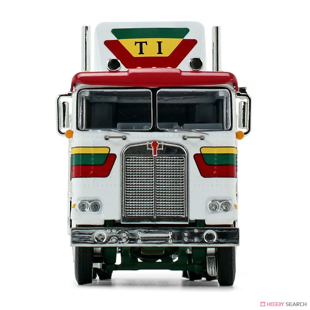 Kenworth K100 COE Flattop and 40` Vintage Reefer Trailer Fallen