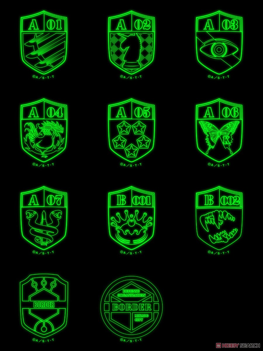 ワールドトリガー 高発光缶バッジ 玉狛支部 (キャラクターグッズ