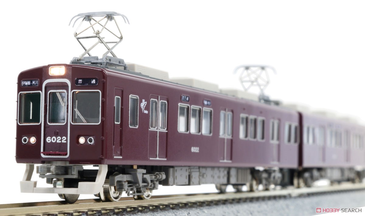 阪急 6000系 (旧塗装・今津(南)線・甲陽線) 3両編成セット (動力付き