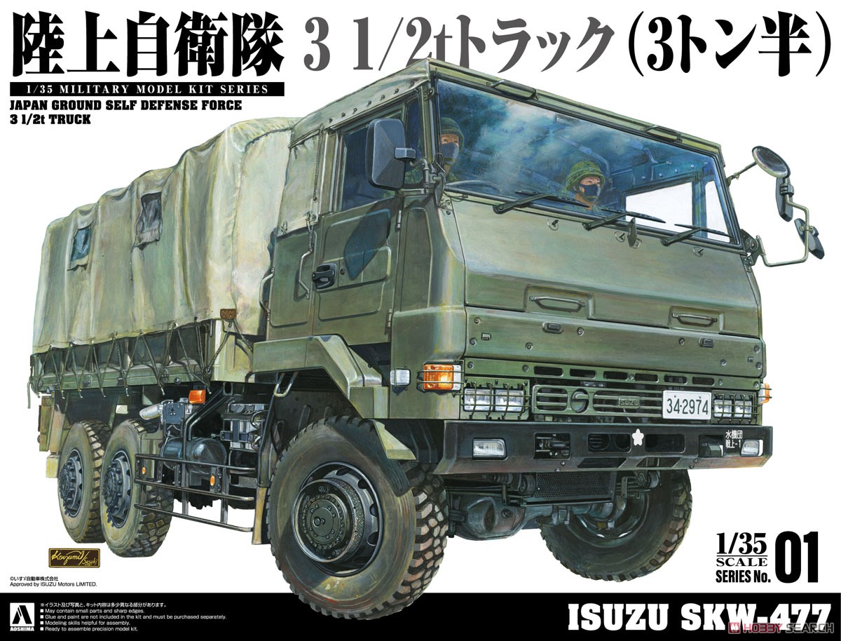 3 1/2t トラック (SKW-477) (プラモデル) - ホビーサーチ ミリタリープラモ