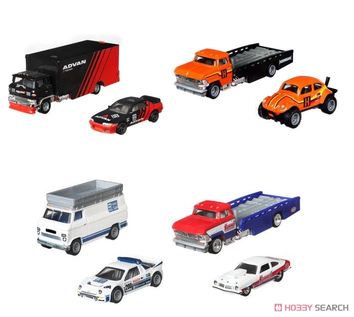 ホットウィール チームトランスポート フェラーリ 250 GTO 4台セット