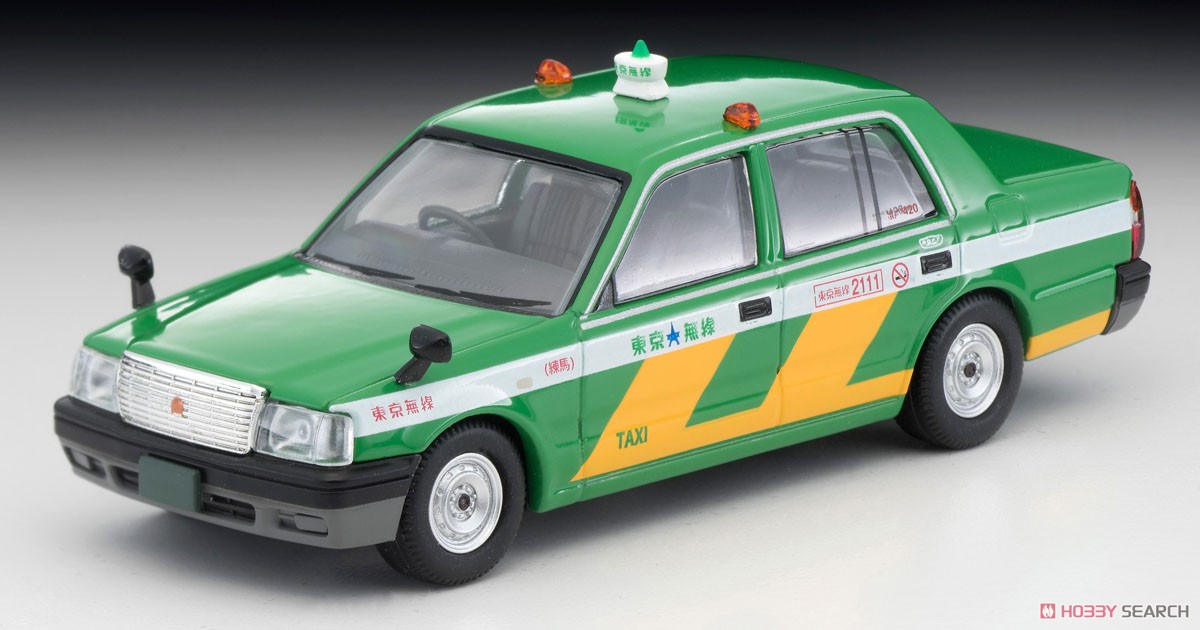TLV-N218a トヨタ クラウンコンフォート 東京無線タクシー (緑