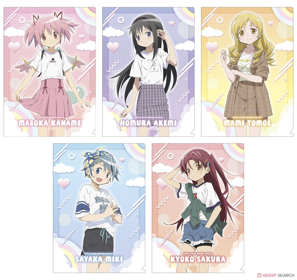 非売品】魔法少女まどかマギカ 蒼樹うめ A4 クリアファイル 3枚セット