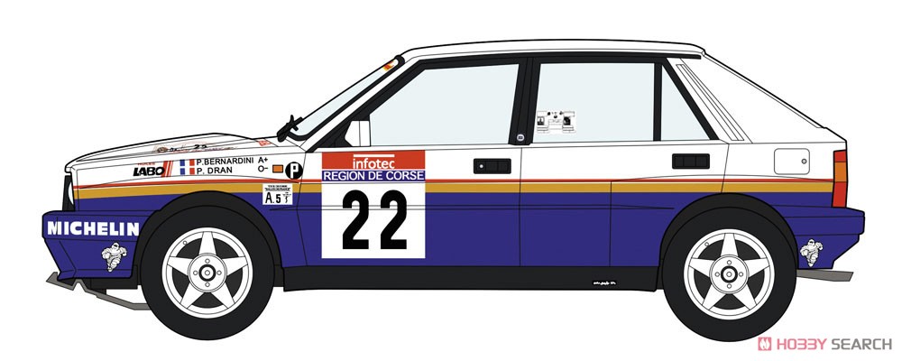 ランチア デルタ HF インテグラーレ 16v`1990 ツール・ド・コルス