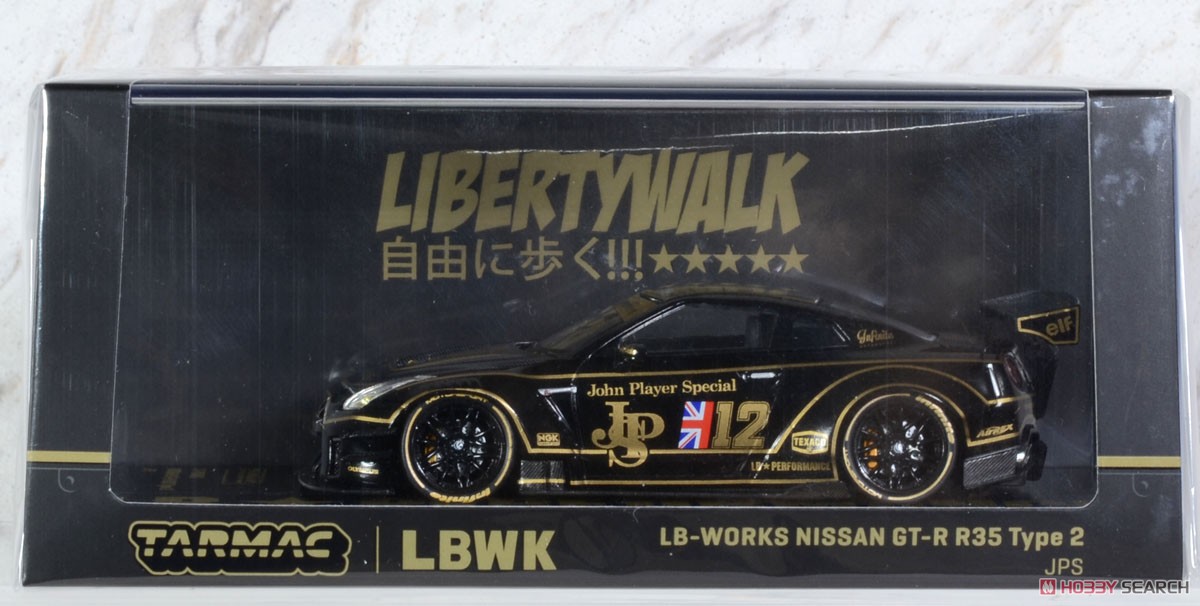 LB-WORKS NISSAN GT-R R35 type 2 JPS (ミニカー) - ホビーサーチ ミニカー