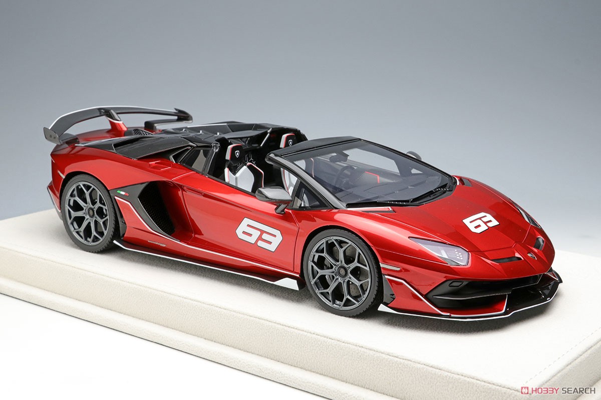 Lamborghini Aventador SVJ 63 Roadster 2019 キャンディレッド
