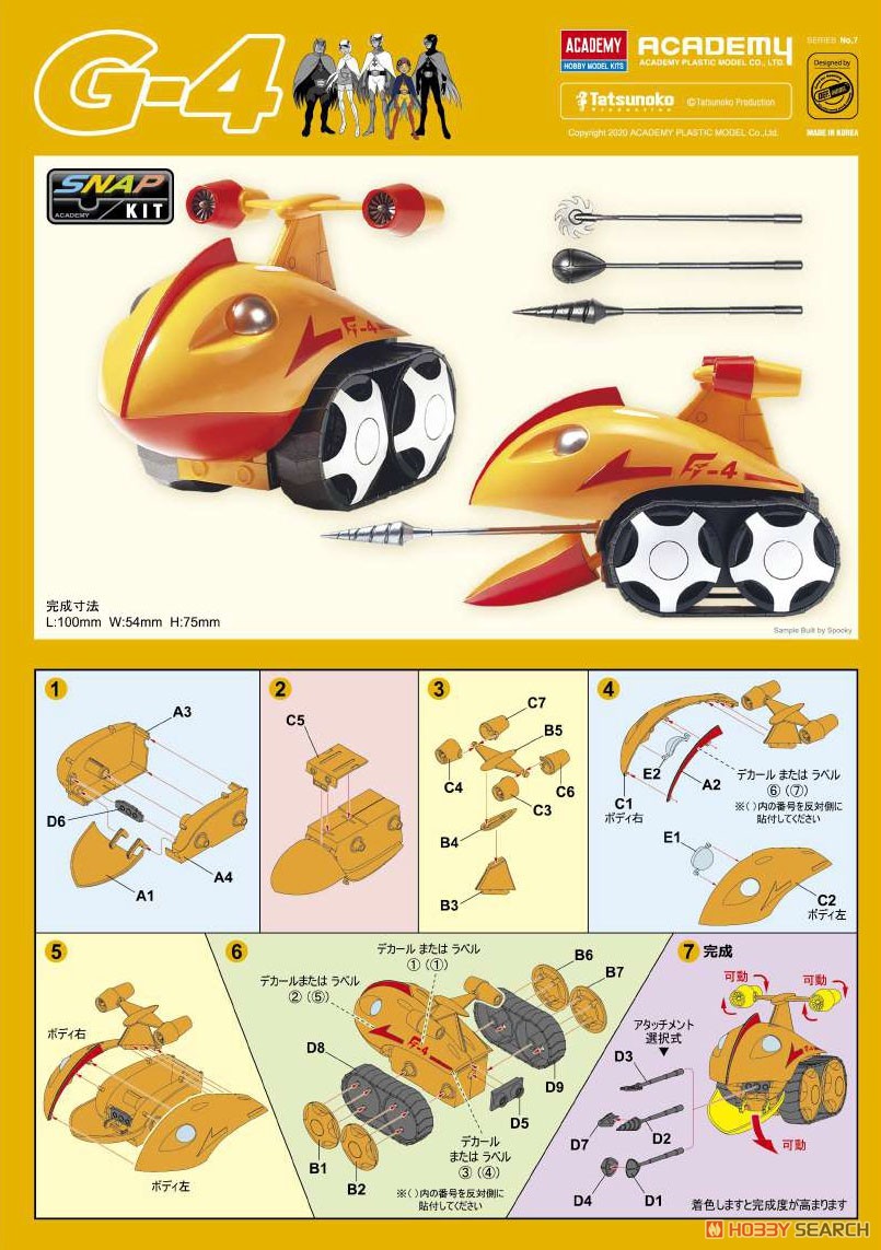 科学忍者隊 ガッチャマン Gメカセット (プラモデル) - ホビーサーチ