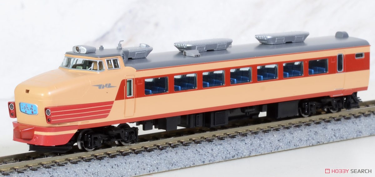 国鉄 485系 特急電車 (ひたち) 基本セット (基本・6両セット) (鉄道