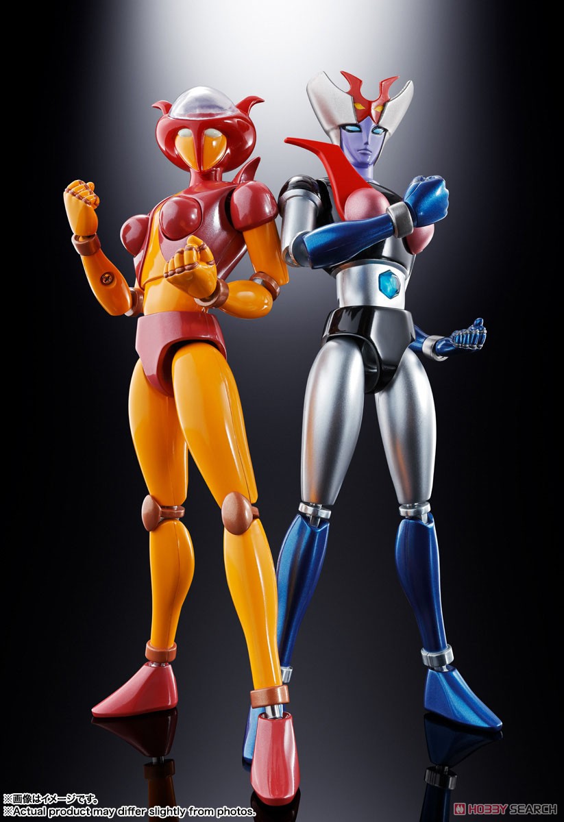 超合金魂 GX-08R アフロダイA vs GX-09R ミネルバX (完成品) - ホビー