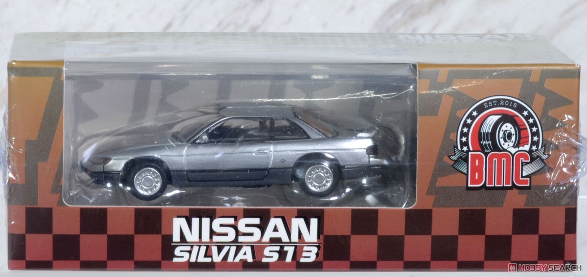 日産 シルビア S13 シルバー/グレー RHD (ミニカー) - ホビーサーチ