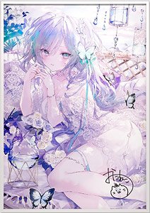 50枚限定】 おにねこ先生直筆サイン入り X-ART製 オーロラアート