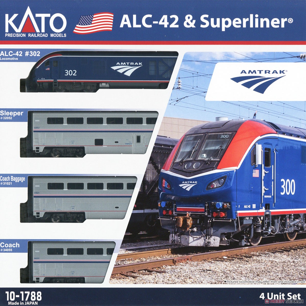 アムトラック(R) ALC-42＆スーパーライナー(R) I フェーズVI 4両セット