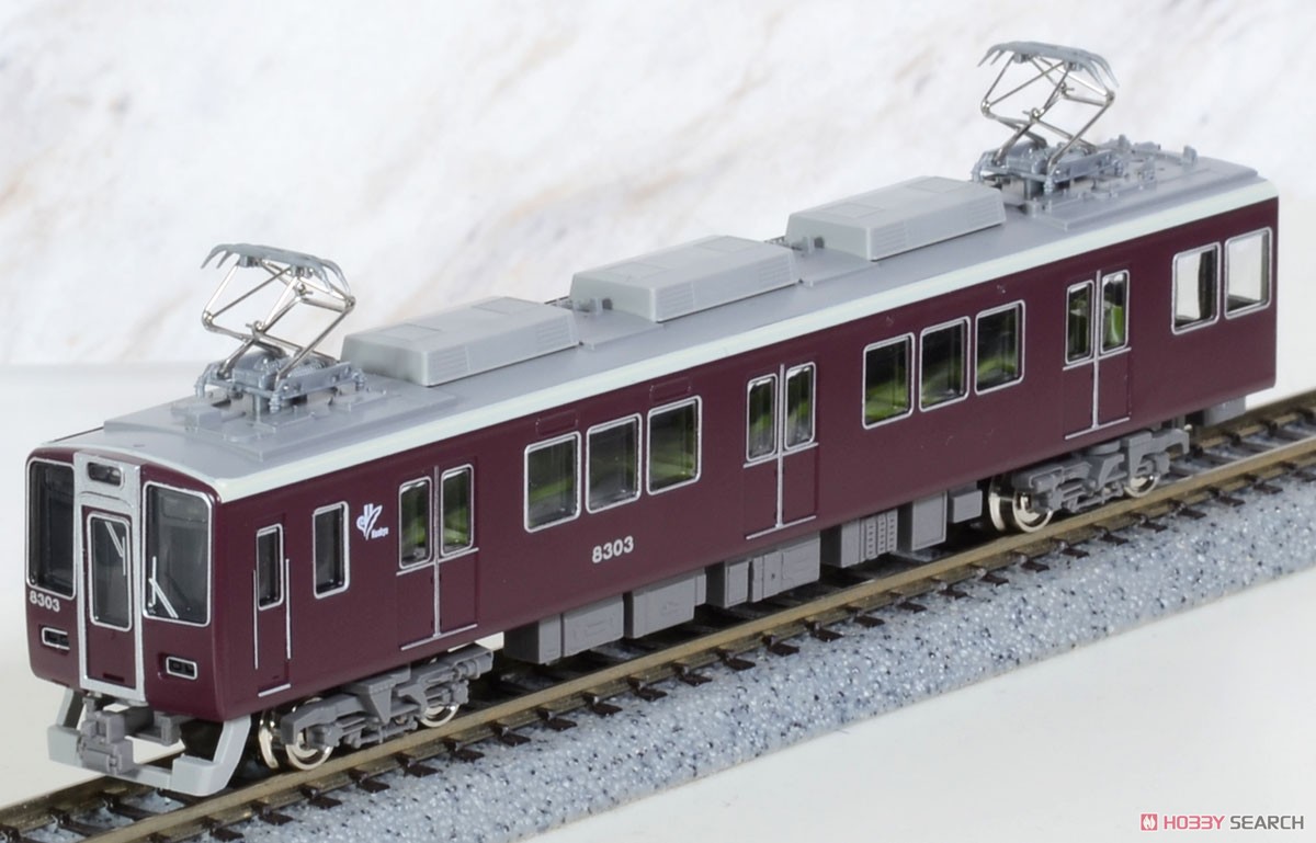 阪急 8300系 (2次車・8303編成・旧塗装) 8両編成セット (動力付き) (8