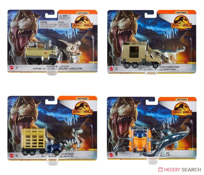 マッチボックス ジュラシック・ワールド 4台セット ラスト1点!! マッチ