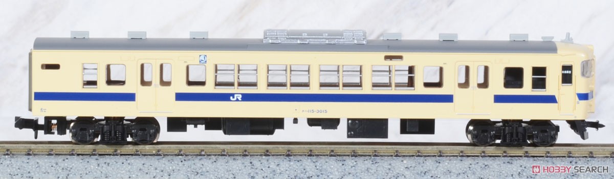 115系0番代+3000番代 冷房改造車 瀬戸内色 4両セット (4両セット