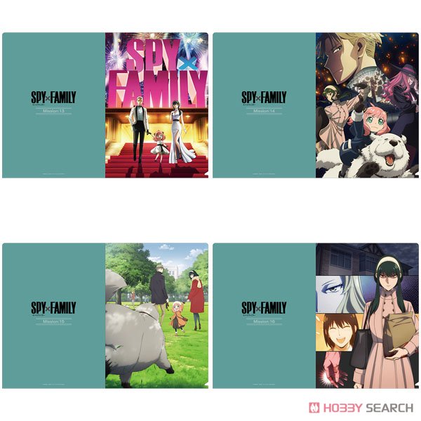 SPY×FAMILY メインビジュアルクリアファイルセット MISSION:13～16