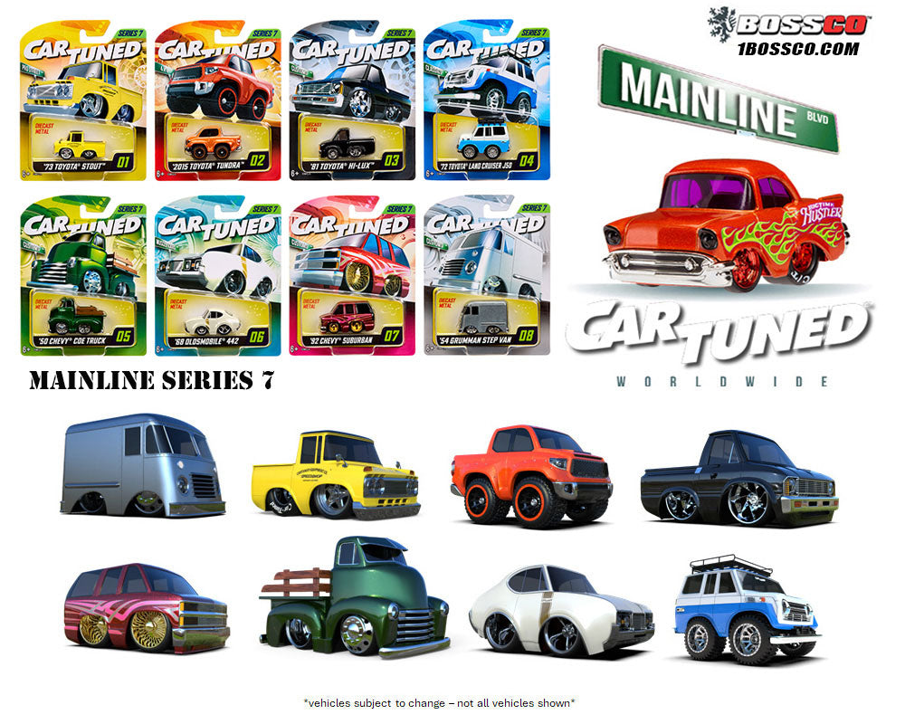 MGA 1/64 CAR TUNED MAINLINE SERIES 7 2025 ASSORTMENT – Boss Company