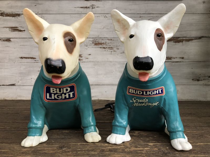80s Vintage Spuds MacKenzie Bud Light Store Display Lamp (S030