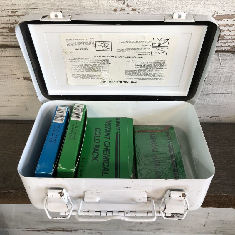 Vintage Jorgensen First Aid Kit Mettal Box Cabinet (S119