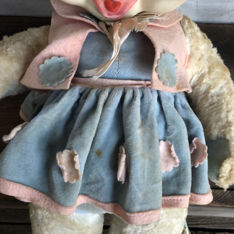 Vintage Rushton Rubber Face Doll Bunny (S797) - 2000toys Antique Mall
