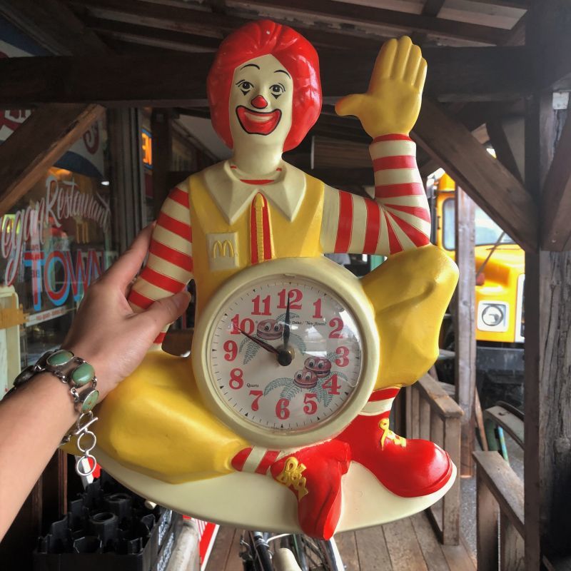 SALE】 80s Vintage McDonald's Wall Clock (T458) - 2000toys Antique