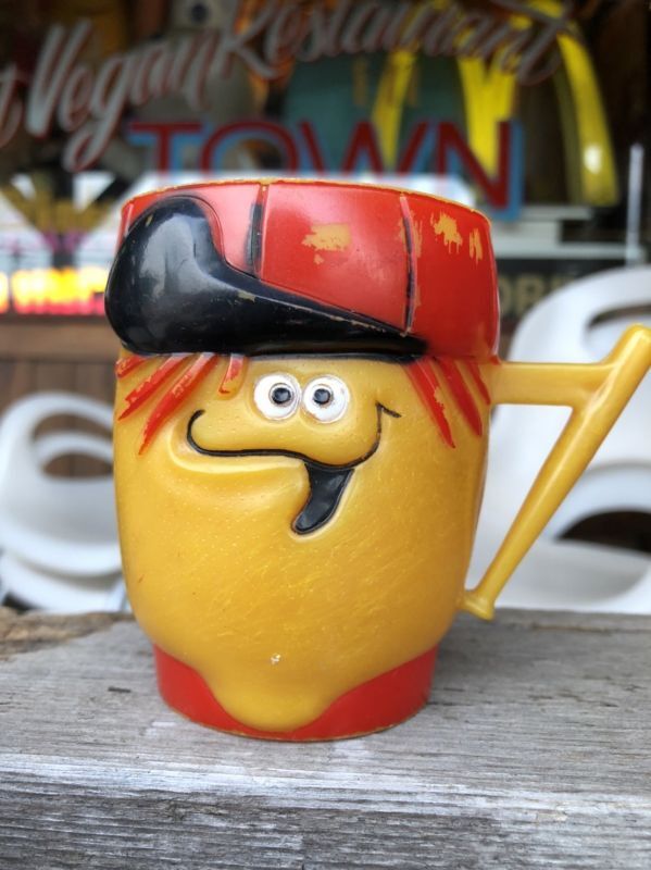 60s Vintage Funny Face Mug Lefty Lemon (B444) - 2000toys Antique Mall