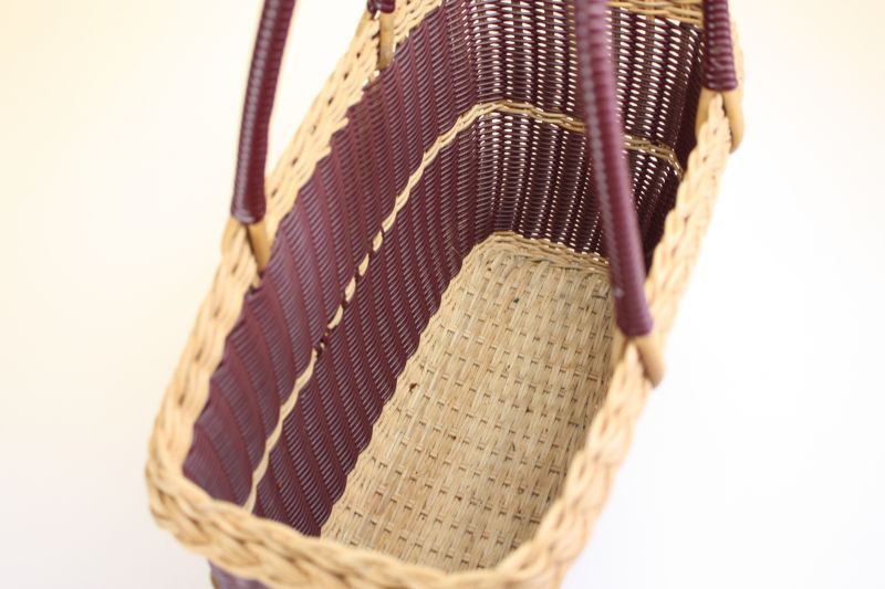 北欧網かご 買い物バスケット/北欧雑貨coco varie