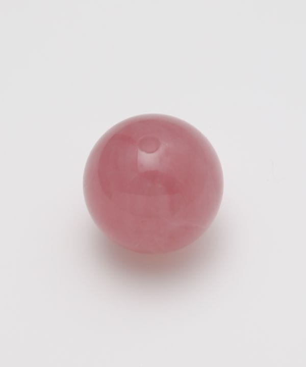 マダガスカル ローズクォーツ1粒 14mm(MADAGASCAR ROSE QUARTZ