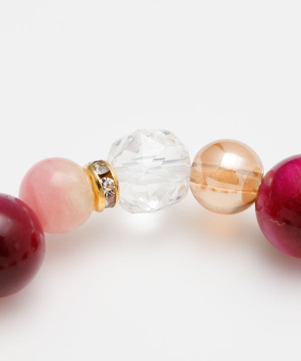 ローズタイガーアイ錦上添花ブレスレット(ROSE TIGEREYE): 『岩座