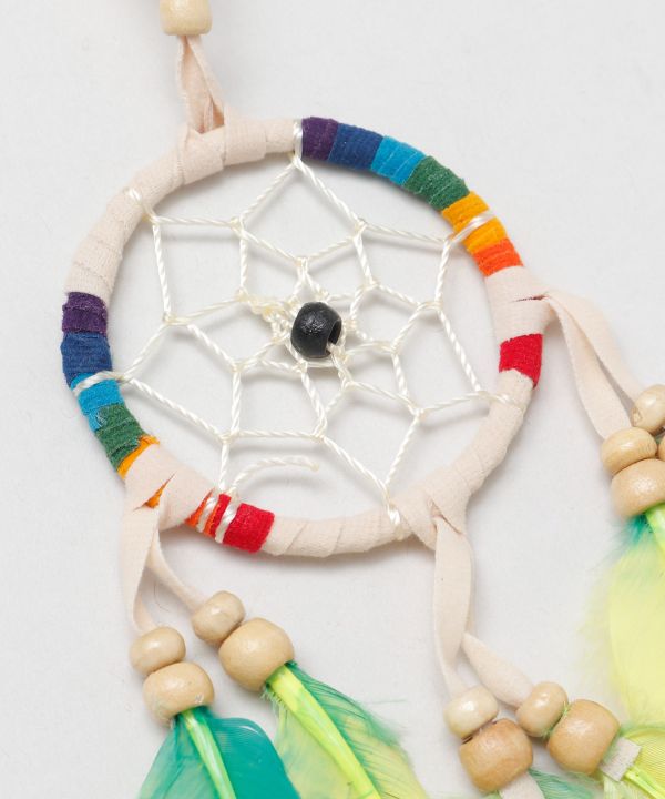 カラフルフェザードリームキャッチャー(BLUE): 『チャイハネ』公式通販